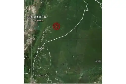 Sismo se registró en Ecuador, cerca de la localidad de Pastaza, en Loreto. ANDINA/Difusión