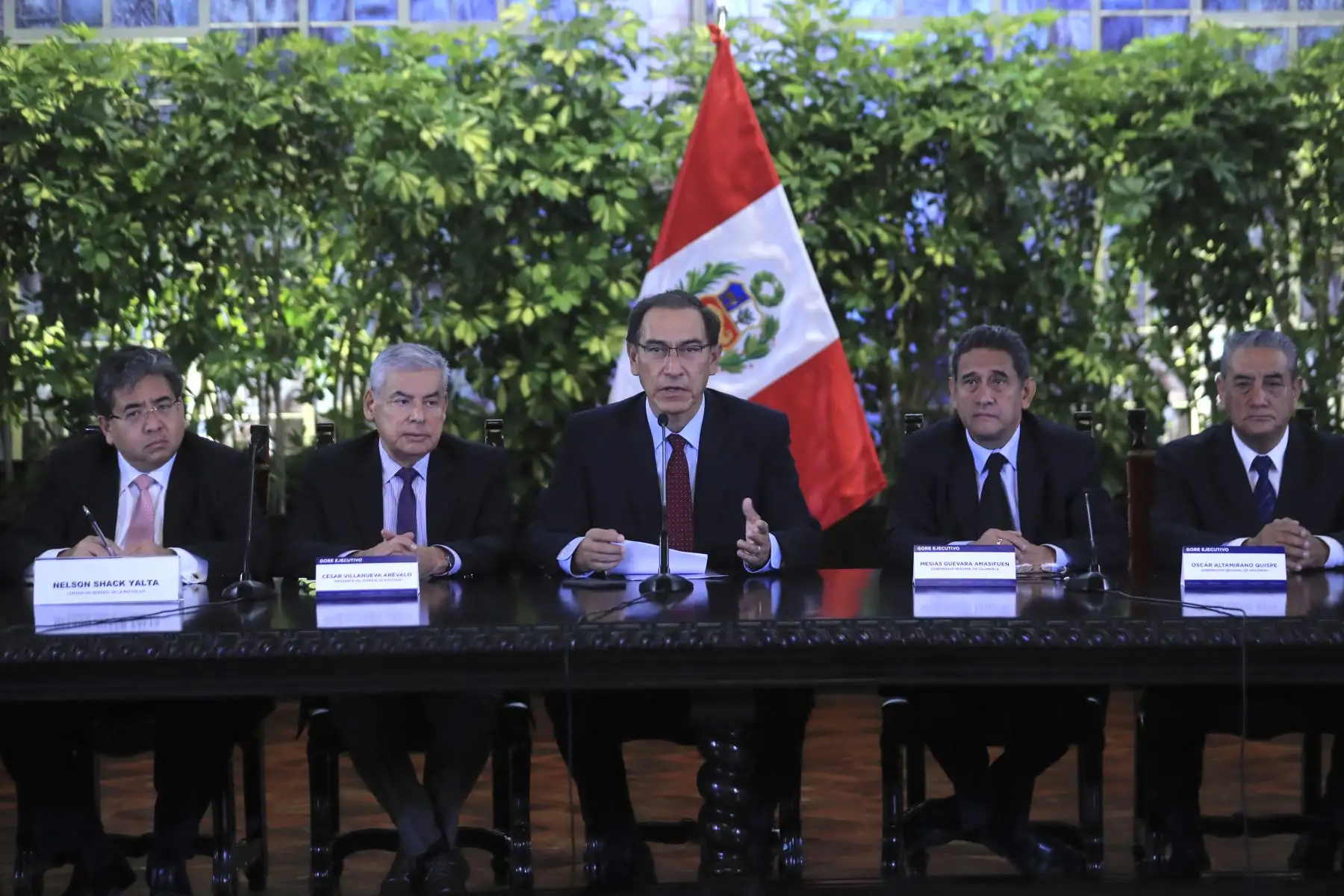 Presidente Vizcarra clausura X Gore Ejecutivo en Palacio de Gobierno. Foto: ANDINA/Prensa Presidencia