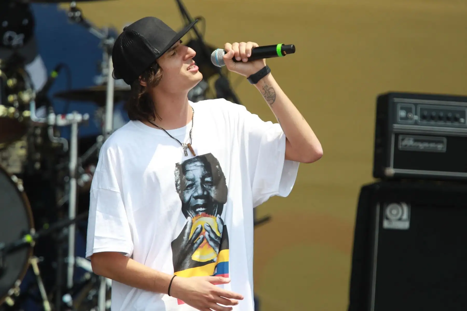 El cantante venezolano Danny Ocean durante el concierto Venezuela Aid Live. EFE