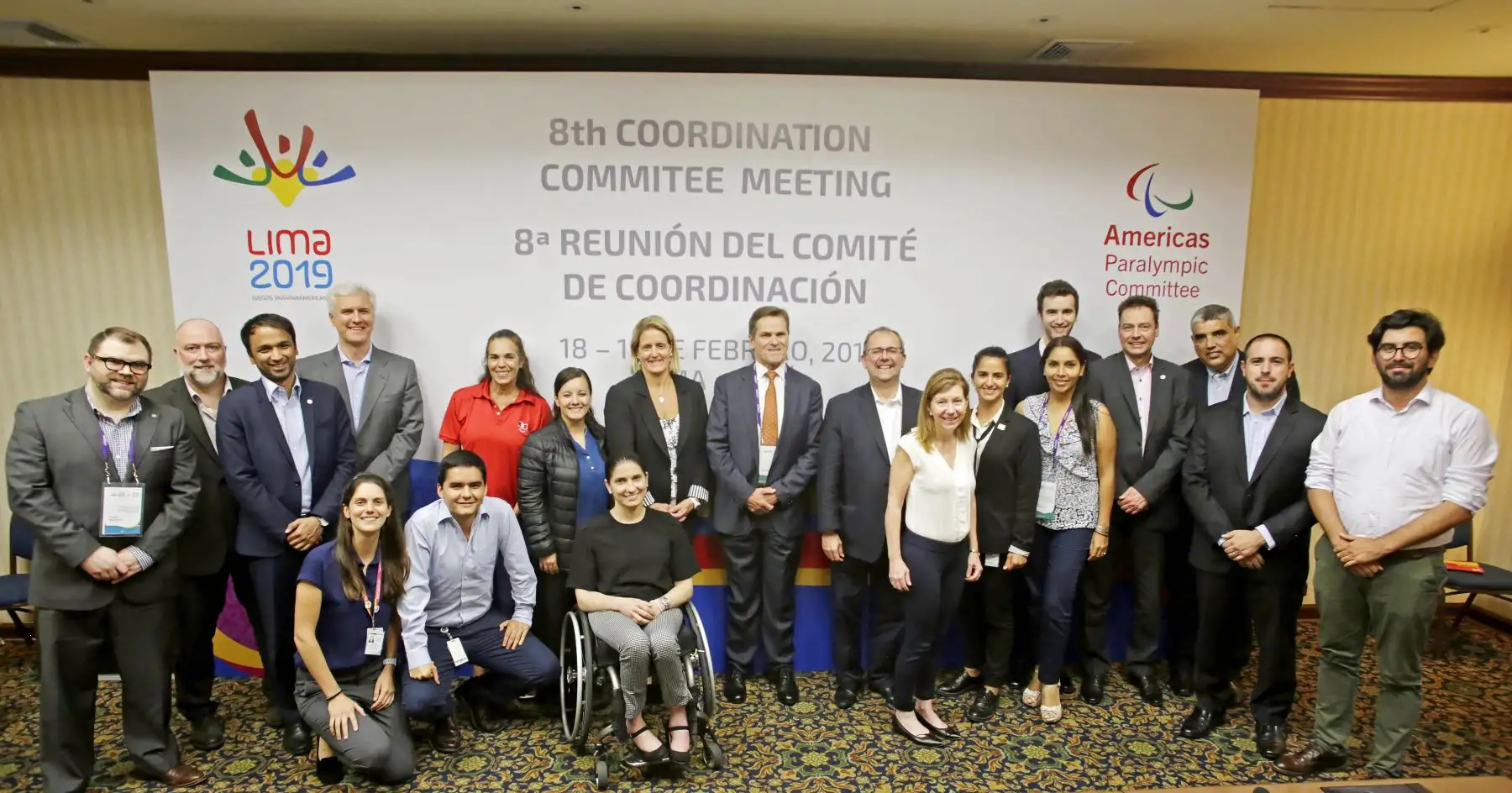 Carlos Neuhaus durante la 8° reunión de coordinación de los Juegos Parapanamericanos Lima 2019.  Foto: ANDINA/Difusión