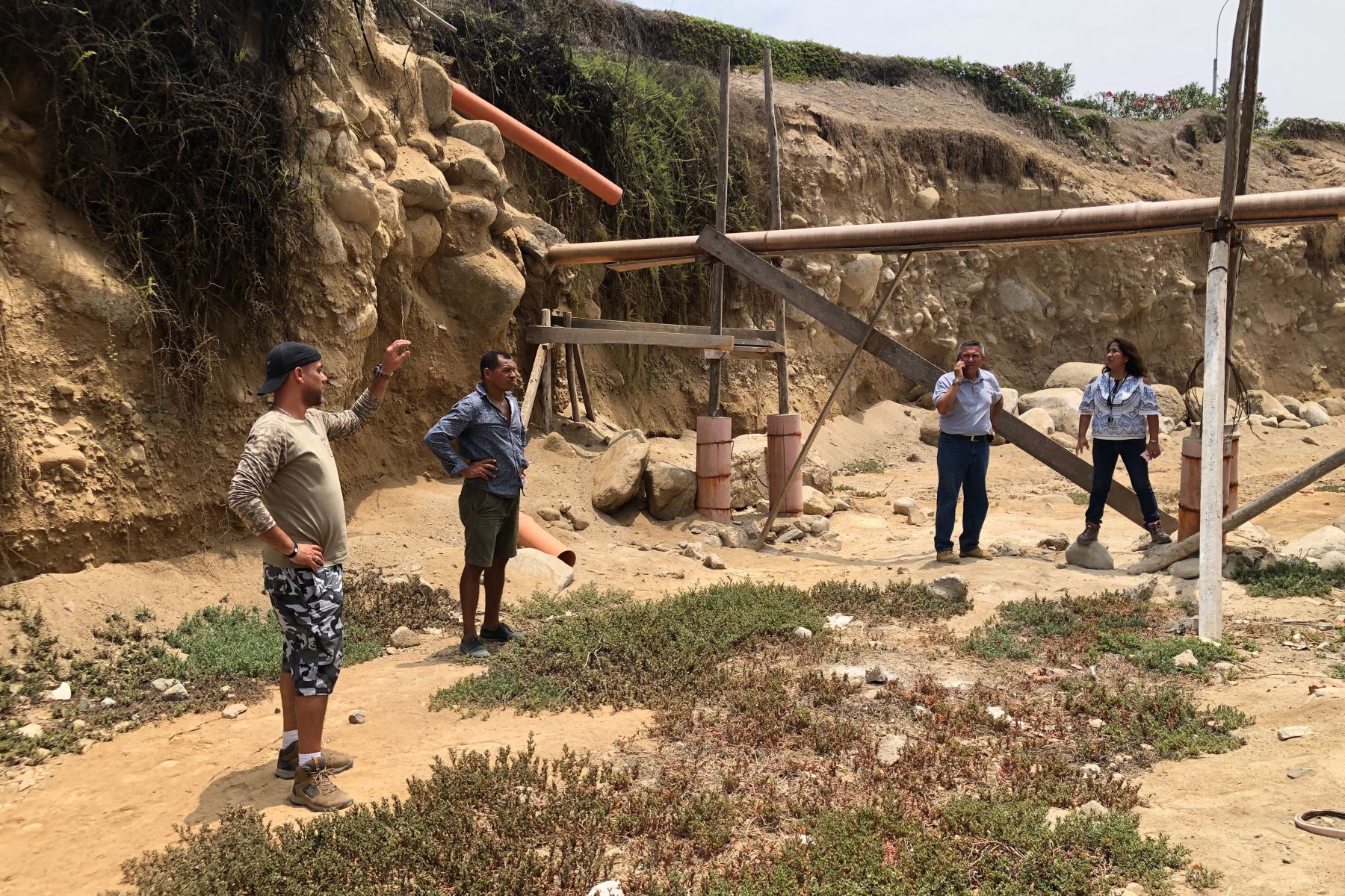 Mañana se realizará jornada de prevención ante posible caída de huaicos en Punta Hermosa. Foto: Andina/Difusión
