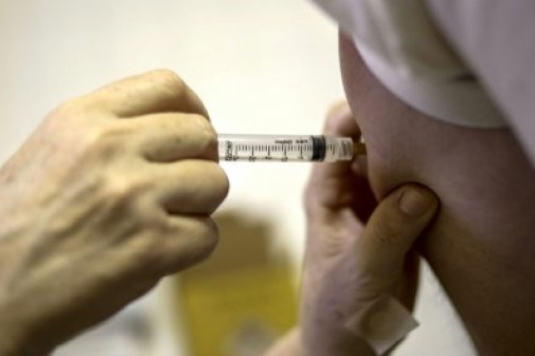 Vacunación contra la sarampión Foto: AFP