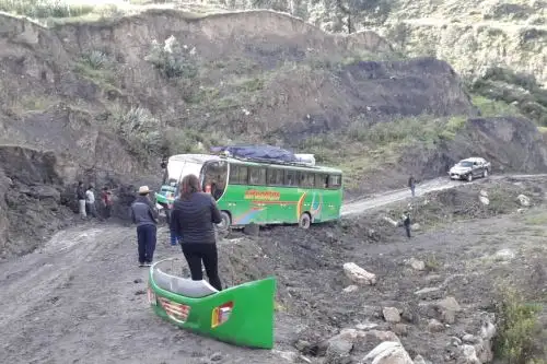 Transitibilidad en nueve vías de la región Áncash ha sido afectada por desprendimientos de rocas, deslizamientos y huaicos.