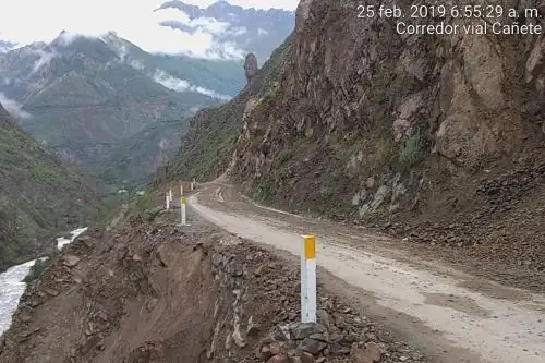 El MTC informó que fue restablecido el tránsito entre los kilómetros 68+800 y 106+800 de la ruta Lunahuaná-Yauyos-Chupaca, en la región Lima.