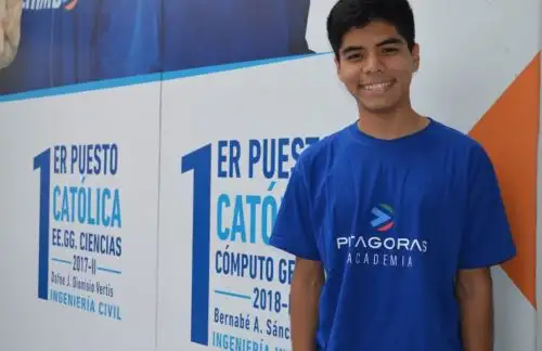 Joven de 19 años se alzó con el primer puesto en la prueba de talentos de la PUCP.