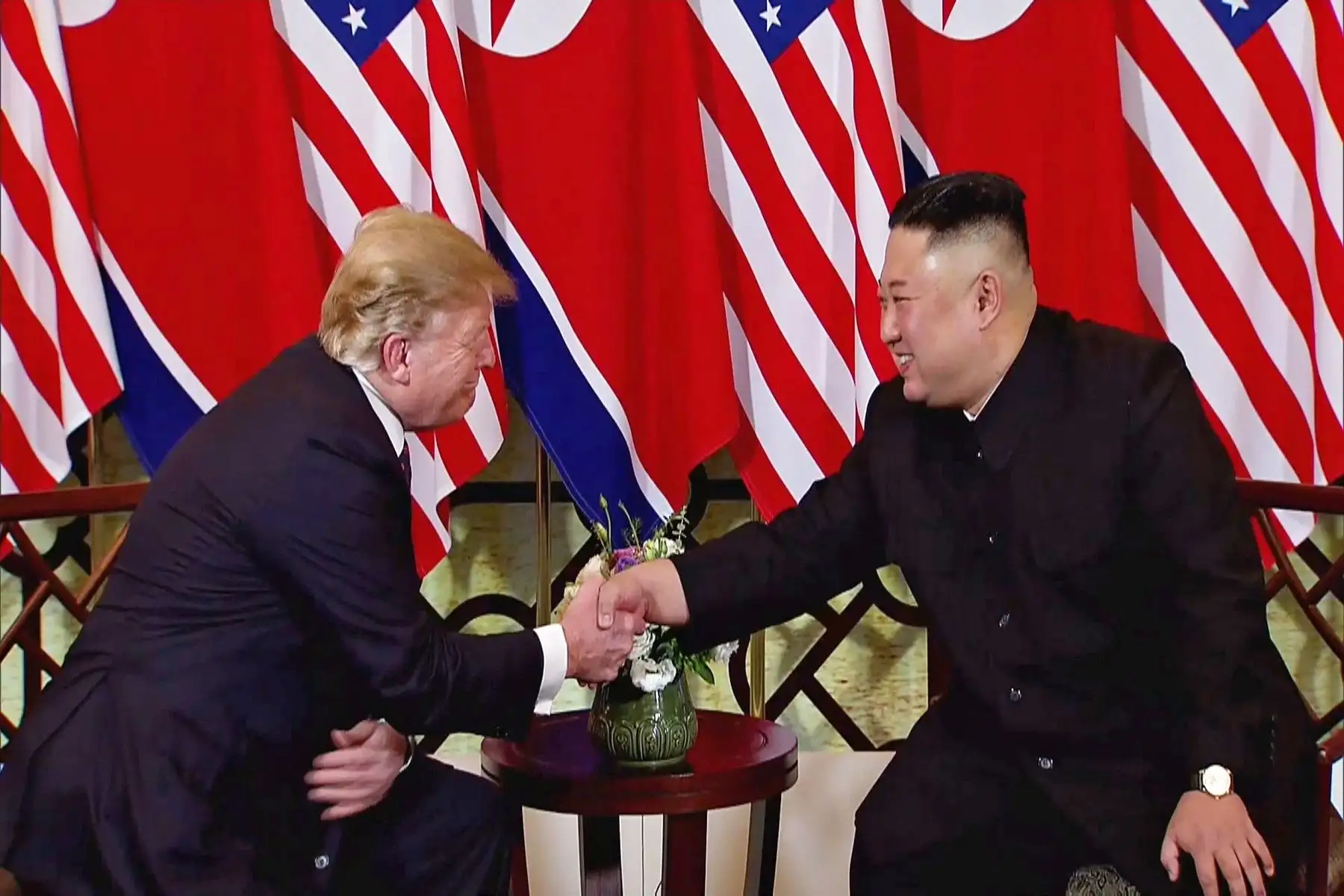 Trump y Kim optimistas en el comienzo de la cumbre en Hanói