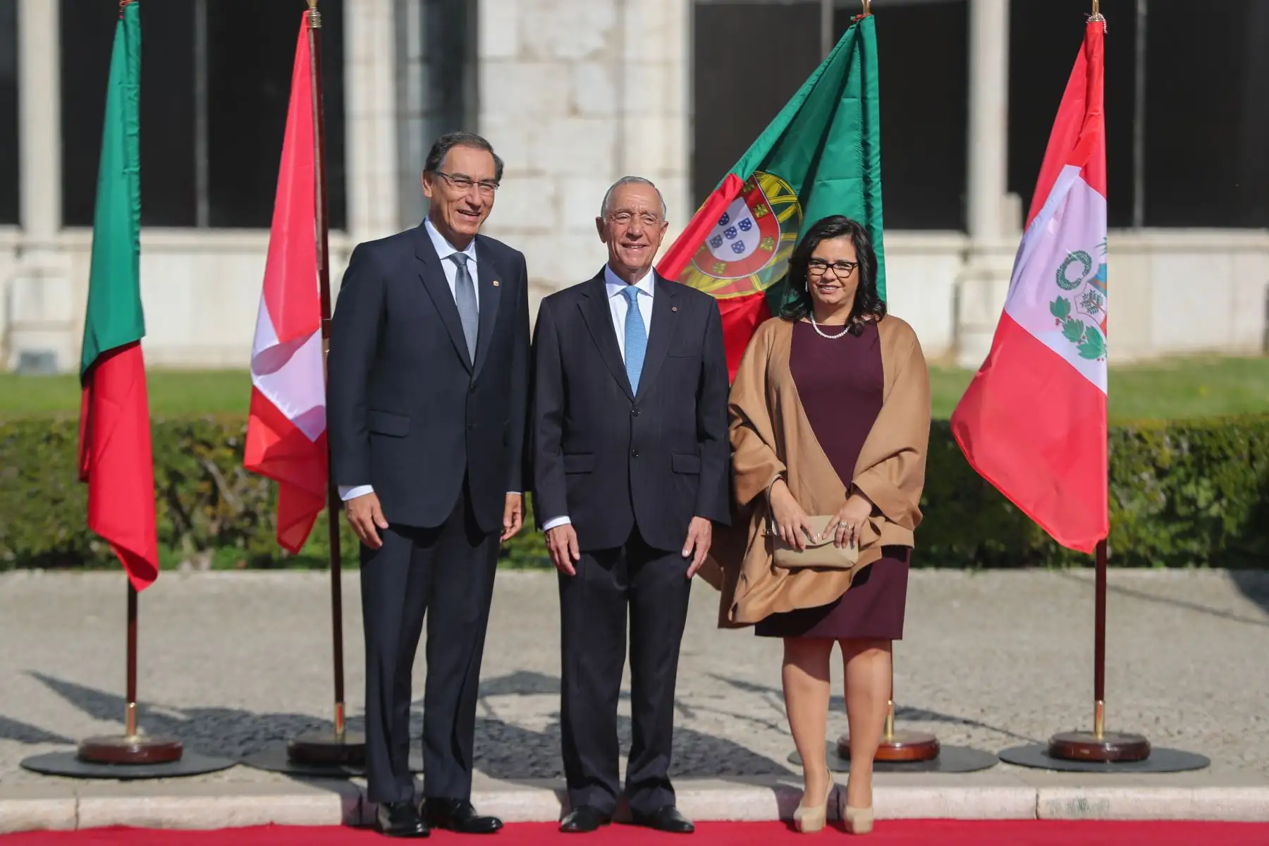 Presidente Martín Vizcarra realiza una Visita de Estado en Lisboa (Portugal) en la que sostuvo importantes reuniones con su par portugués, Marcelo Rebelo de Sousa; el primer ministro de ese país y con la Asamblea Nacional de Portugal. Foto: ANDINA/Presidencia