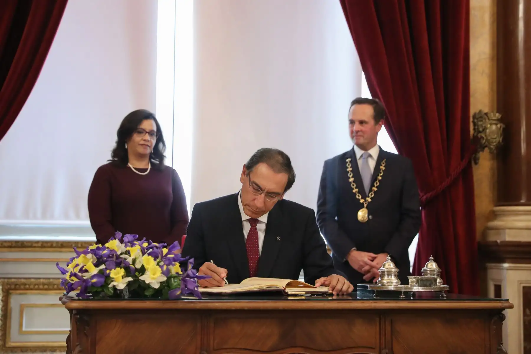 Presidente Martín Vizcarra realiza una Visita de Estado en Lisboa (Portugal) en la que sostuvo importantes reuniones con su par portugués, Marcelo Rebelo de Sousa; el primer ministro de ese país y con la Asamblea Nacional de Portugal. Foto: ANDINA/Presidencia