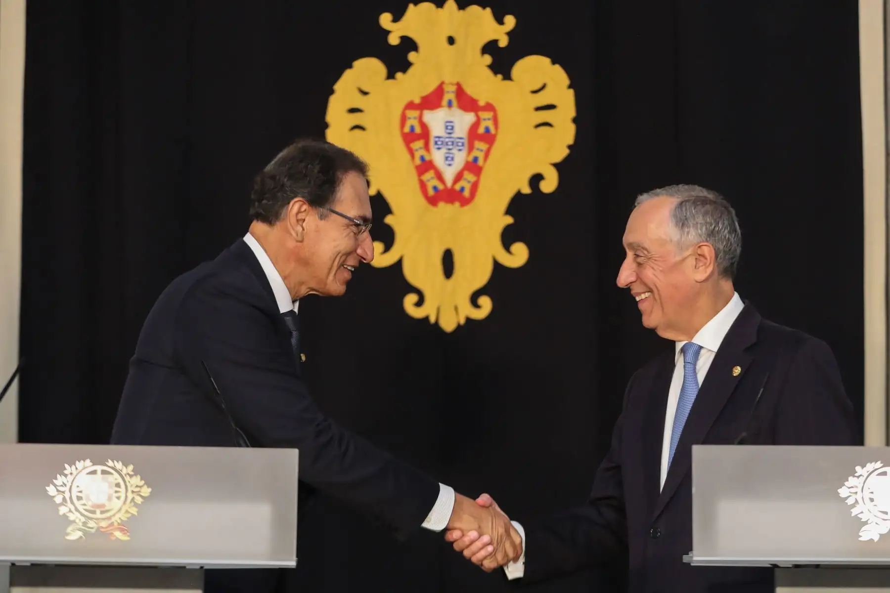 Presidente Martín Vizcarra realiza una Visita de Estado en Lisboa (Portugal) en la que sostuvo importantes reuniones con su par portugués, Marcelo Rebelo de Sousa; el primer ministro de ese país y con la Asamblea Nacional de Portugal. Foto: ANDINA/Presidencia