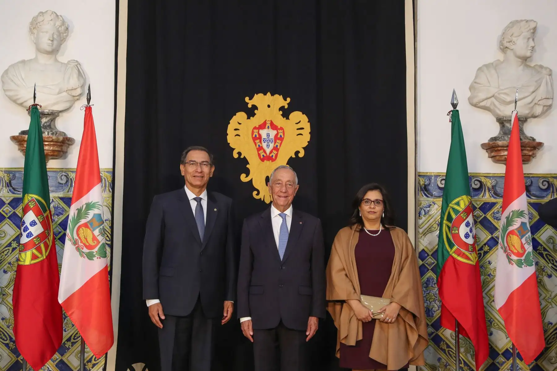 Presidente Martín Vizcarra realiza una Visita de Estado en Lisboa (Portugal) en la que sostuvo importantes reuniones con su par portugués, Marcelo Rebelo de Sousa; el primer ministro de ese país y con la Asamblea Nacional de Portugal. Foto: ANDINA/Presidencia