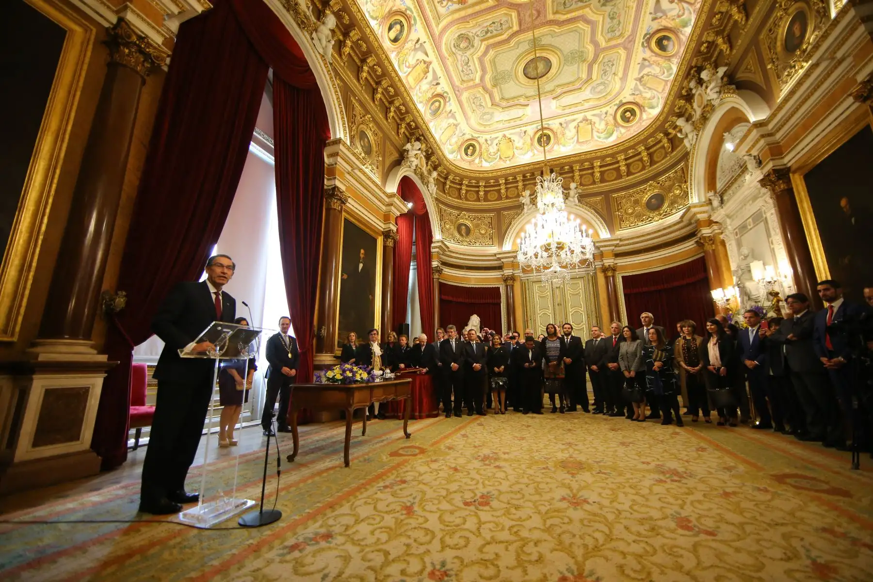 Presidente Martín Vizcarra realiza una Visita de Estado en Lisboa (Portugal) en la que sostuvo importantes reuniones con su par portugués, Marcelo Rebelo de Sousa; el primer ministro de ese país y con la Asamblea Nacional de Portugal. Foto: ANDINA/Presidencia