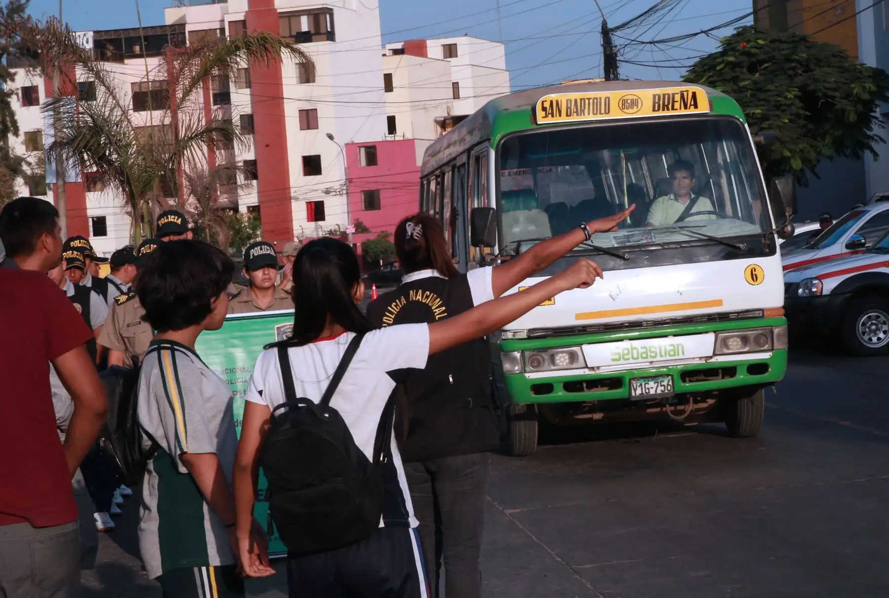 Plan de Operaciones Policiales “Escolar Seguro 2019”, el mismo que será ejecutado en todos los centros escolares del Perú, con la finalidad de garantizar la protección y seguridad a los estudiantes en este año académico. Foto: ANDINA/Norman Córdova