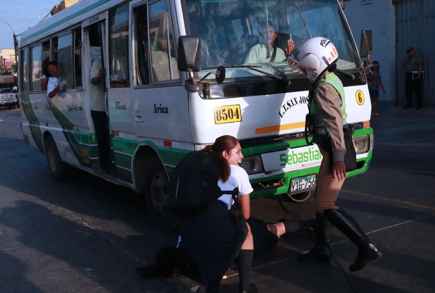 Plan de Operaciones Policiales “Escolar Seguro 2019”, el mismo que será ejecutado en todos los centros escolares del Perú, con la finalidad de garantizar la protección y seguridad a los estudiantes en este año académico. Foto: ANDINA/Norman Córdova