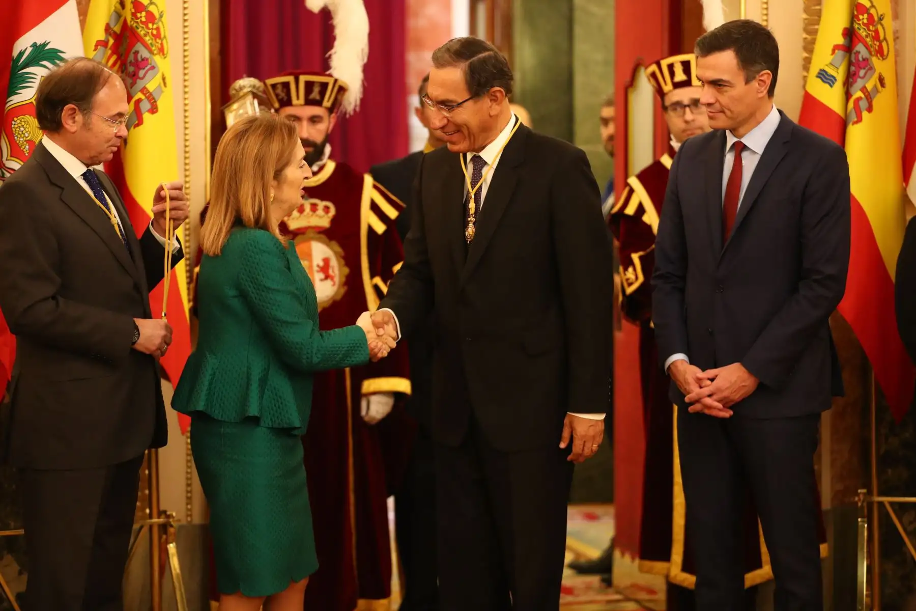 Presidente Vizcarra visita el Parlamento español. Foto: ANDINA/Prensa Presidencia