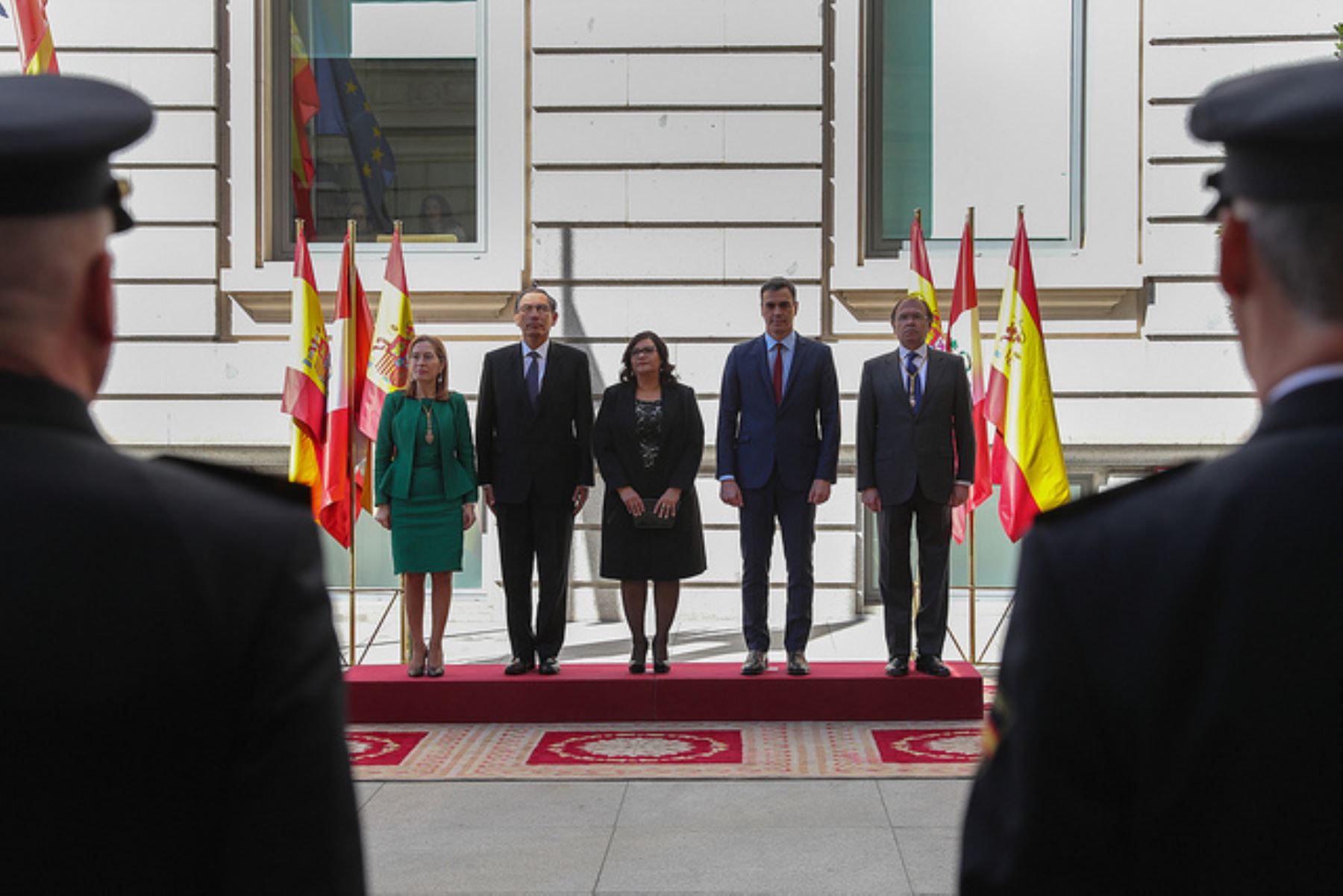 Presidente Martín Vizcarra cumple visita oficial a España.