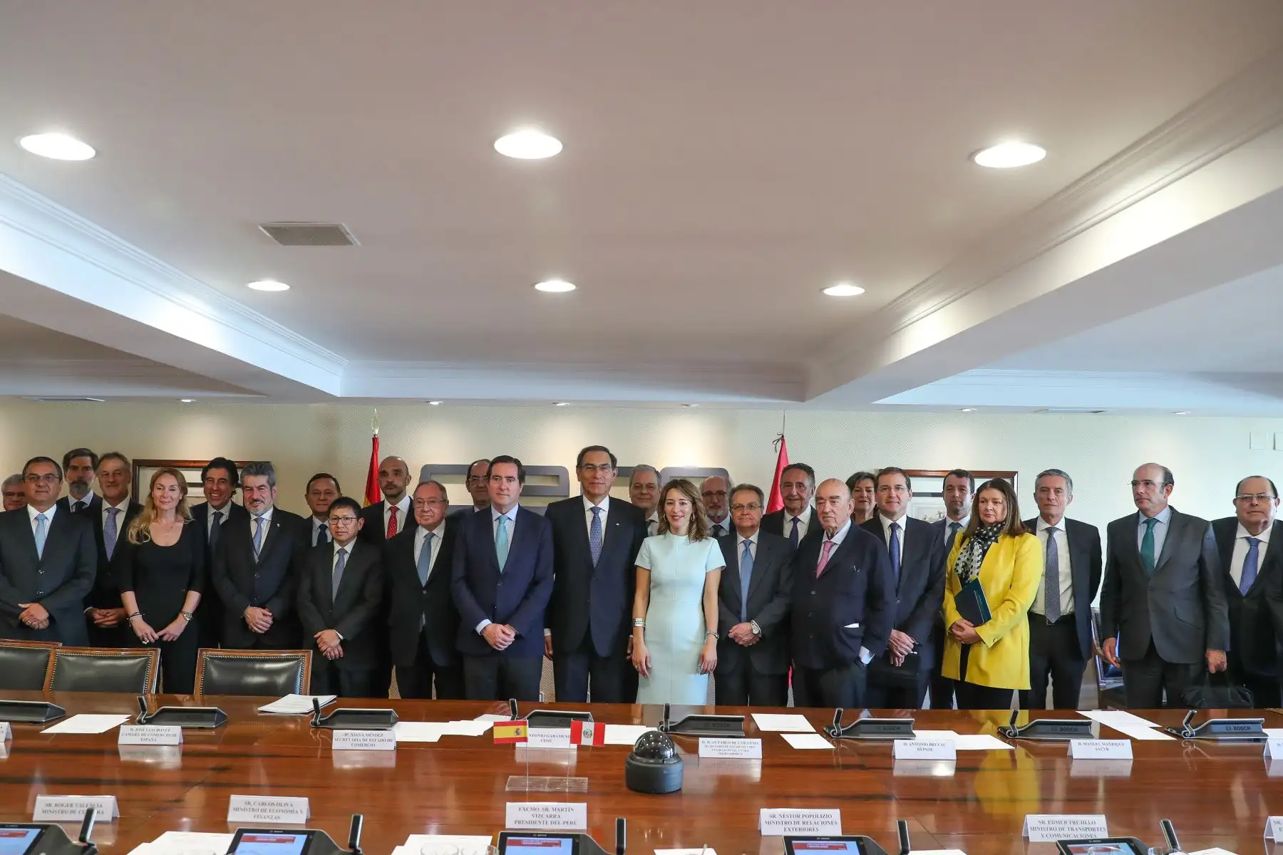 Presidente Martín Vizcarra en Visita de Estado a España. En su visita encabezó firma de siete acuerdos de cooperación con España. Foto: ANDINA/Prensa Presidencia