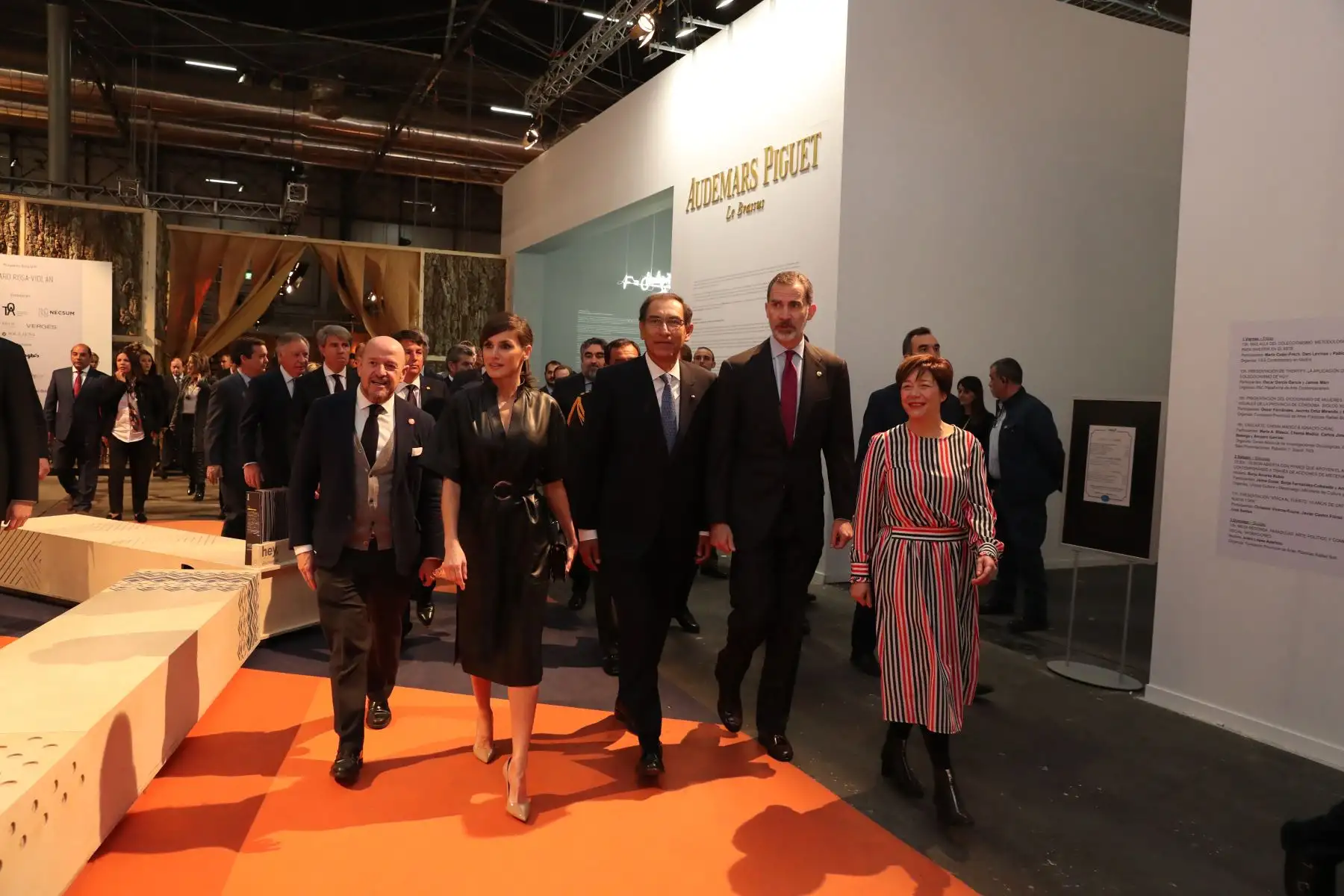 Presidente Martín Vizcarra en Visita de Estado a España. El jefe de Estado peruano también participó en la inauguración de la Feria de Arte Contemporáneo de Madrid, ARCOMadrid 2019, junto al Rey de España Felipe VI, que en su 38° edición tiene como invitado especial al Perú, a través del programa “Perú en ARCO”. Foto: ANDINA/Prensa Presidencia