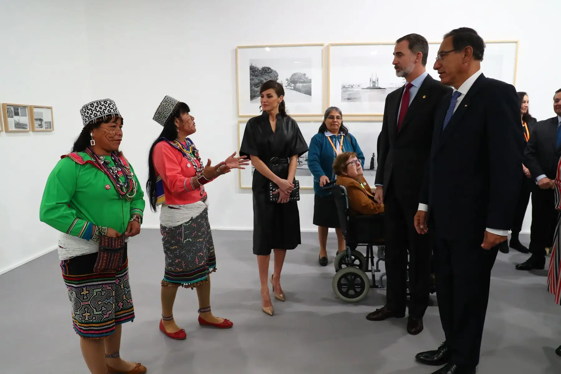 Presidente Martín Vizcarra en Visita de Estado a España. El jefe de Estado peruano también participó en la inauguración de la Feria de Arte Contemporáneo de Madrid, ARCOMadrid 2019, junto al Rey de España Felipe VI, que en su 38° edición tiene como invitado especial al Perú, a través del programa “Perú en ARCO”. Foto: ANDINA/Prensa Presidencia