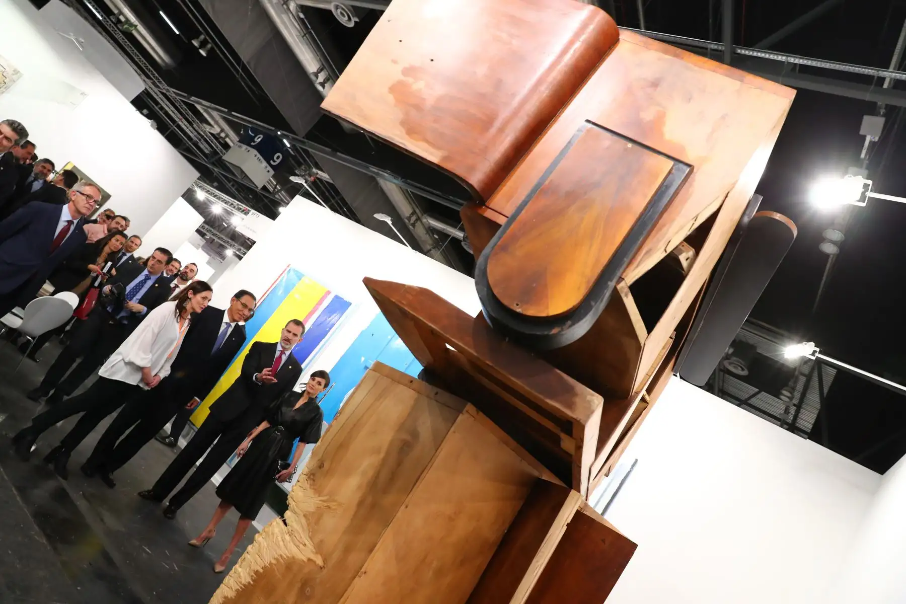 Presidente Martín Vizcarra en Visita de Estado a España. El jefe de Estado peruano también participó en la inauguración de la Feria de Arte Contemporáneo de Madrid, ARCOMadrid 2019, junto al Rey de España Felipe VI, que en su 38° edición tiene como invitado especial al Perú, a través del programa “Perú en ARCO”. Foto: ANDINA/Prensa Presidencia