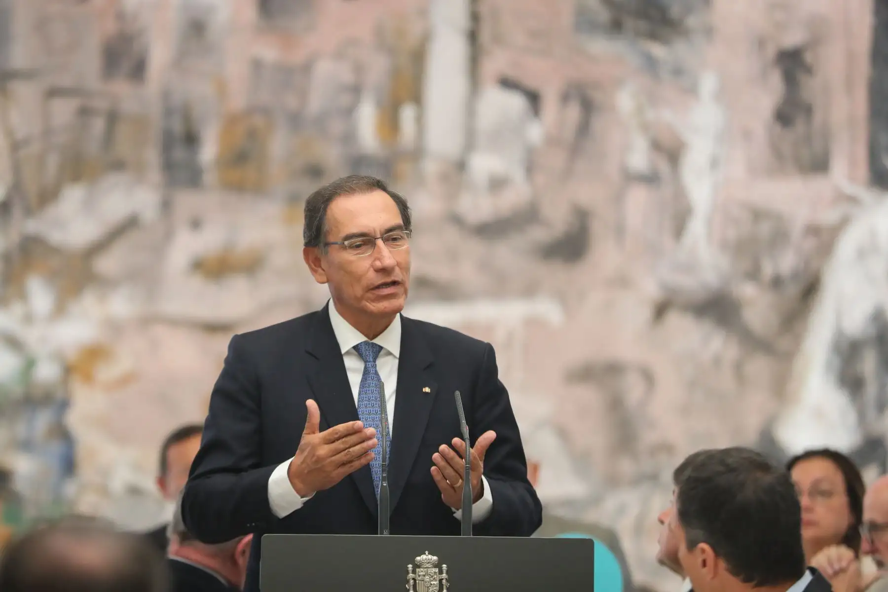Presidente Martín Vizcarra en Visita de Estado a España. En su visita encabezó firma de siete acuerdos de cooperación con España. Foto: ANDINA/Prensa Presidencia