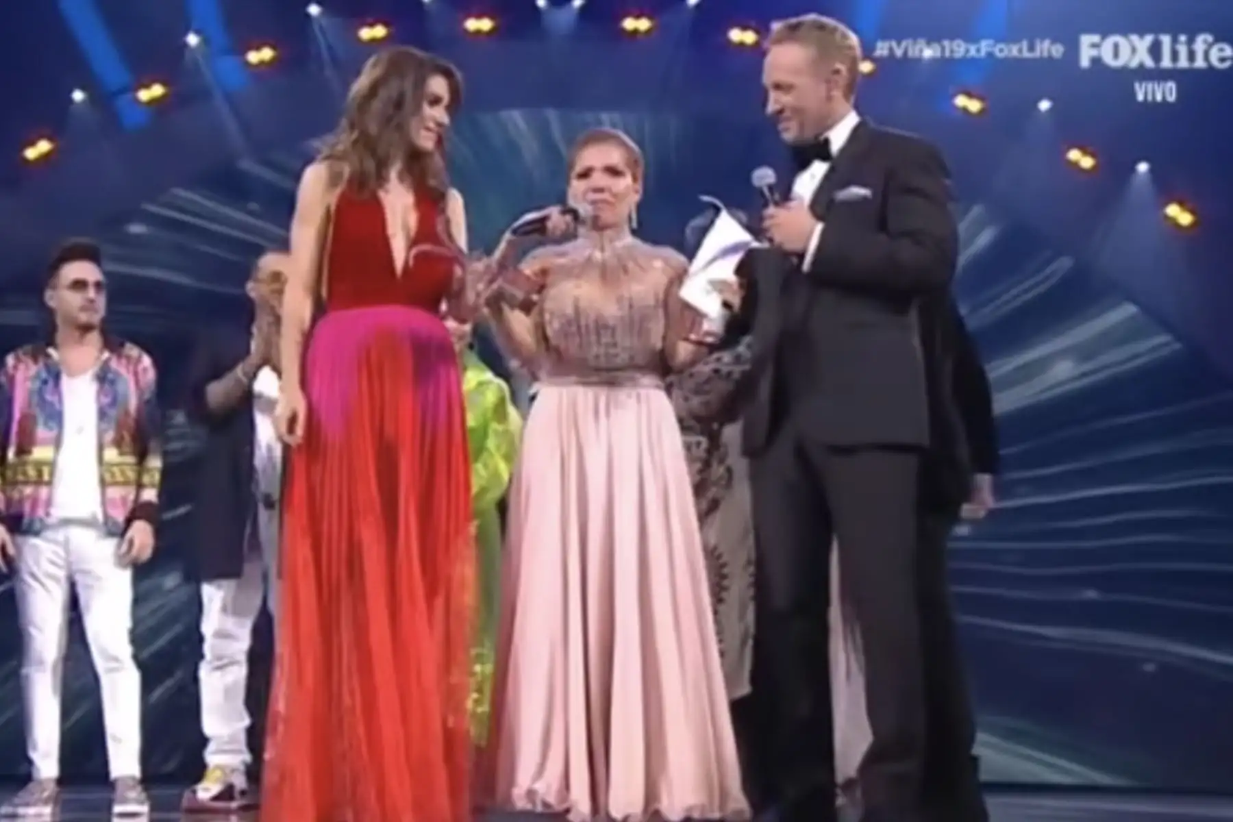 Cantante Susan Ochoa gana Gaviota de Plata en Viña del Mar.Foto: Captura TV