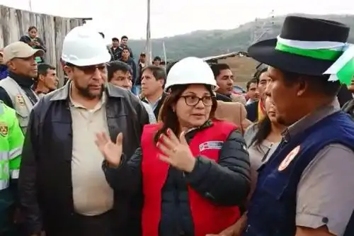 Apurímac: ministra Mendieta recorrió San Jerónimo afectado por intensas lluvias