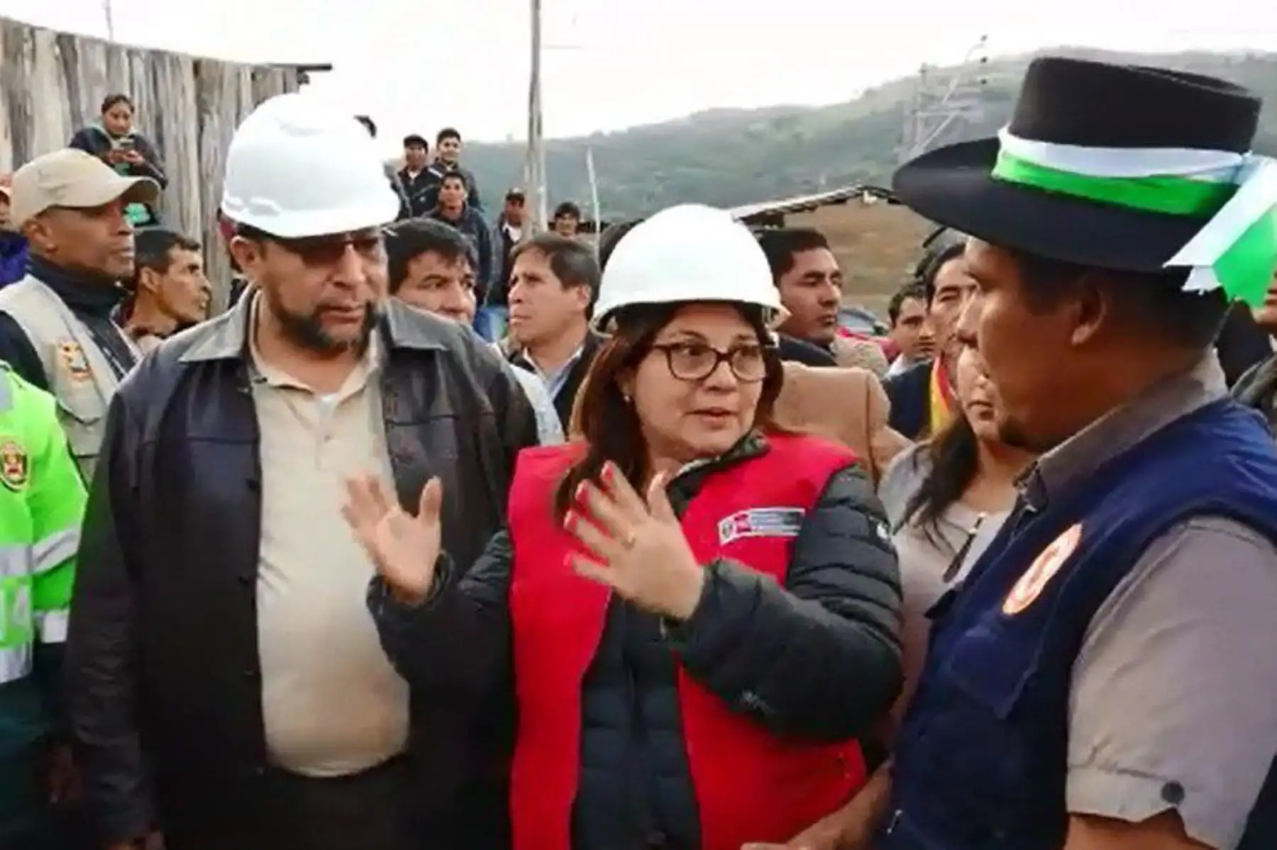 Apurímac: ministra Mendieta recorrió San Jerónimo afectado por intensas lluvias