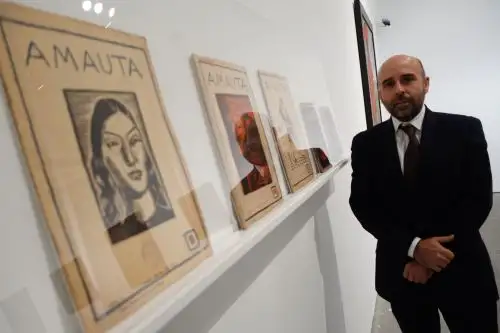 José Carlos Mariátegui Ezeta, nieto de José Carlos Mariátegui y uno de los responsables de la exposición "Redes de vanguardia. Amauta y América Latina 1926-1930", en el Museo Reina Sofía de España, como parte de las actividades del ARCOmadrid, donde el Perú es invitado de honor.ANDINA