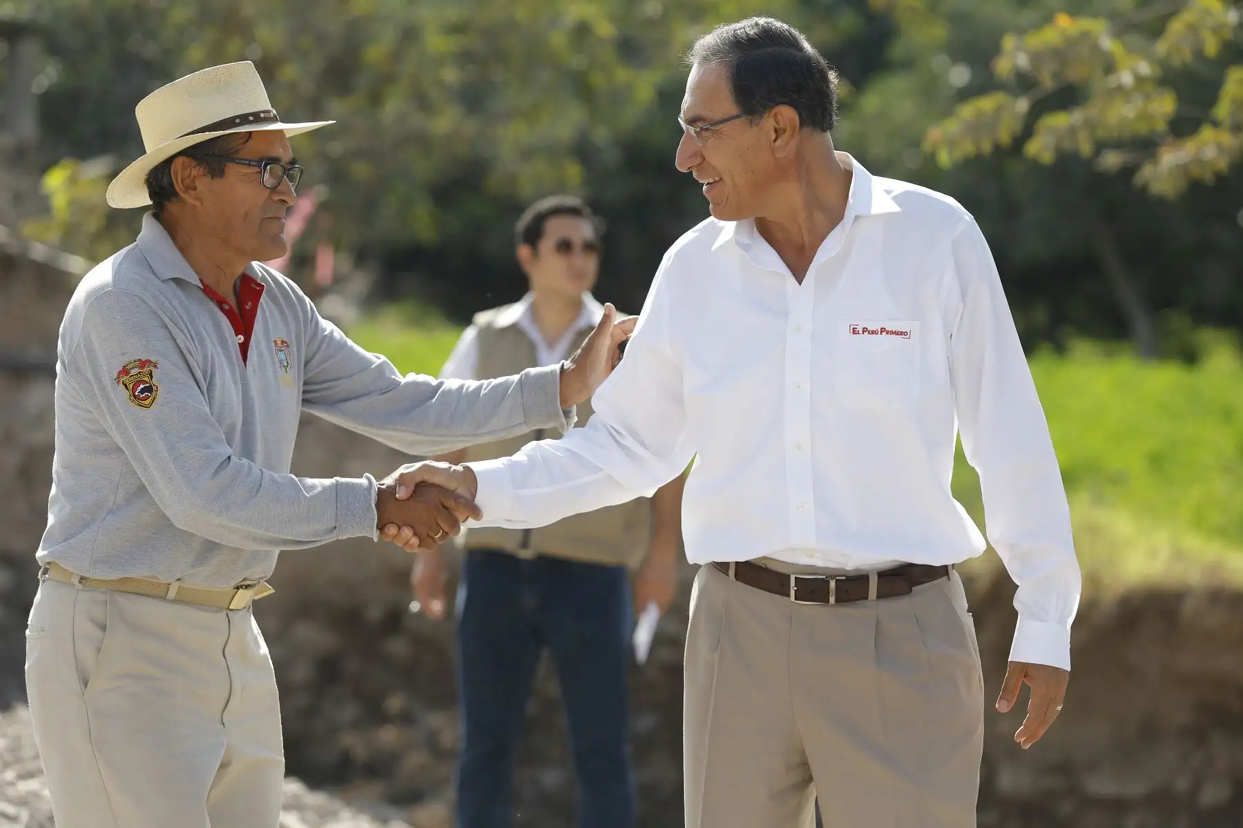 Presidente Vizcarra verifica trabajos de recuperación en los puentes Tucumán; y lidera reapertura del tránsito en el Puente Montalvo en la región Moquegua.Foto: ANDINA/Prensa Presidencia