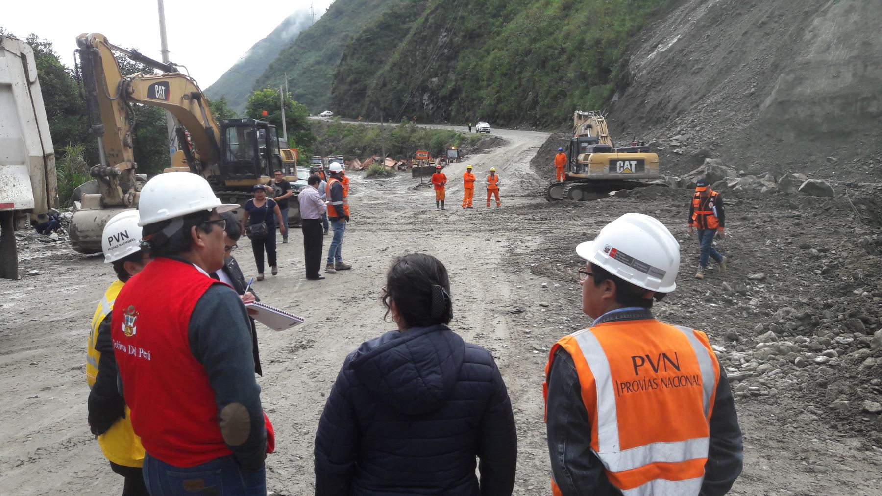 Apurímac: restablecen tránsito en ruta Ayacucho-Apurímac afectada por huaico. ANDINA/Difusión