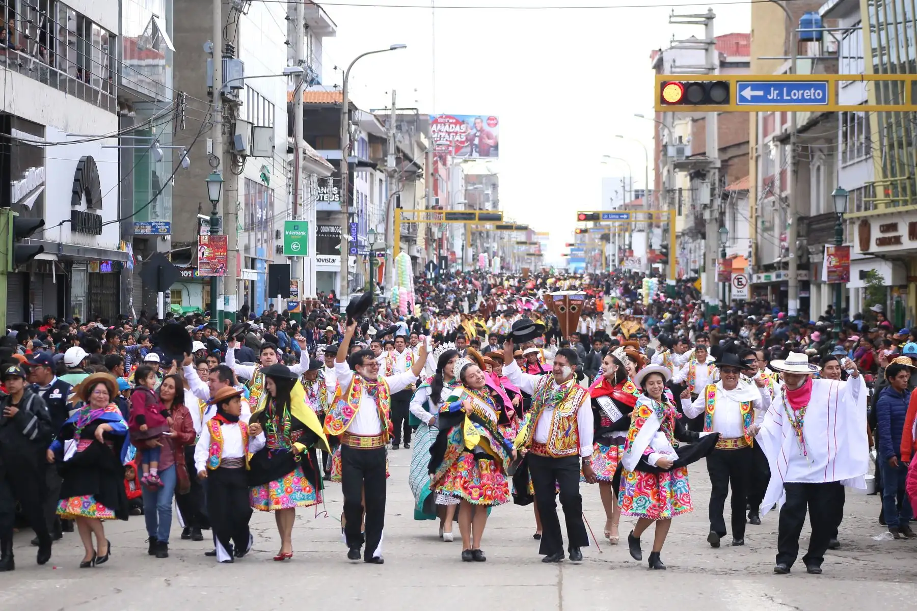 Imponente comparsa del “Ño Carnavalón” se desarrolló a la largo de la histórica calle Real en la Provincia de Huancayo, por un tramo de recorrido de más de 20 cuadras. Foto: ANDINA/Municipalidad de Huancayo