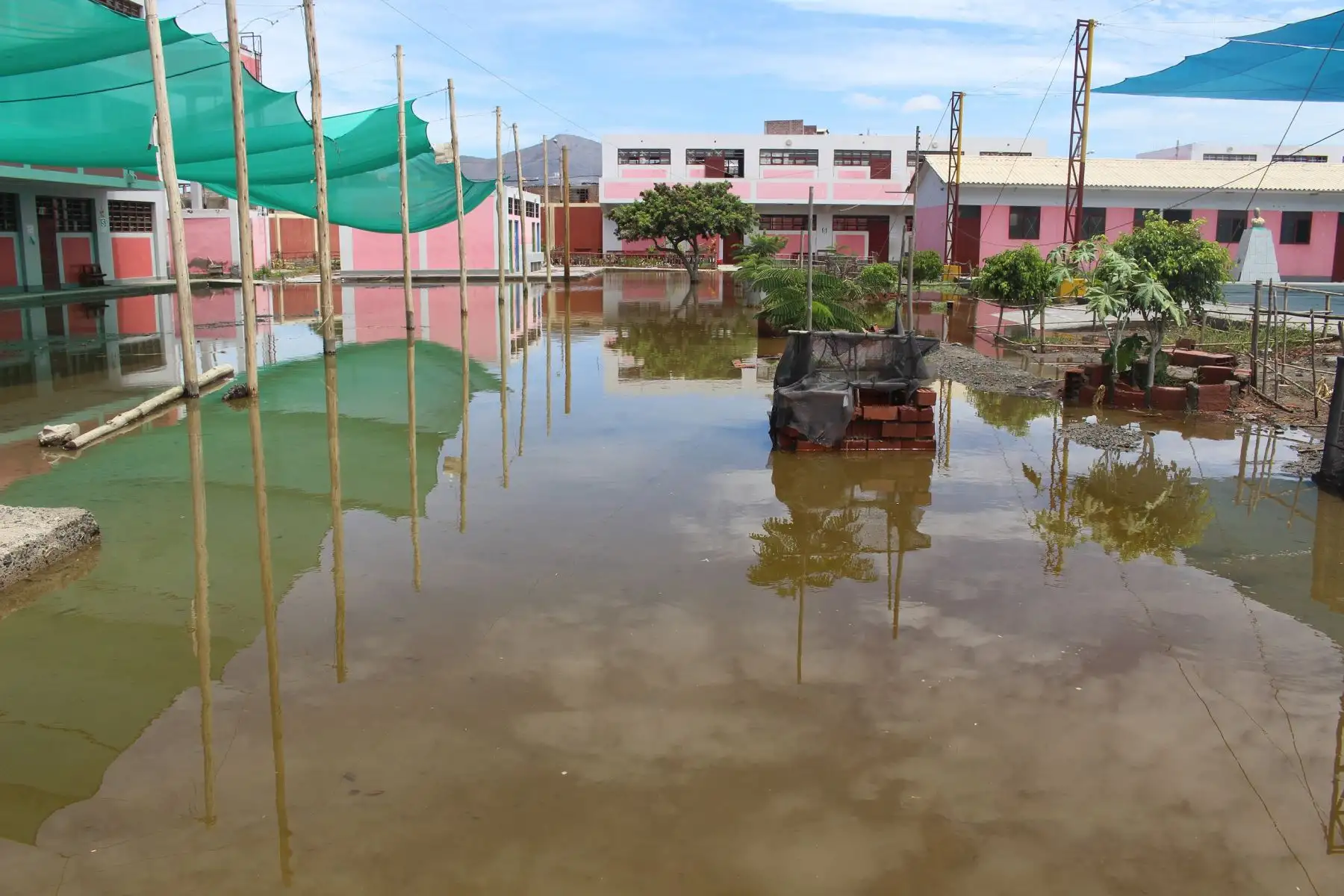 La infraestructura de 33 instituciones educativas de Áncash fue afectada por las lluvias intensas, huaicos, inundaciones y deslizamientos. Foto: ANDINA/Gonzalo Horna