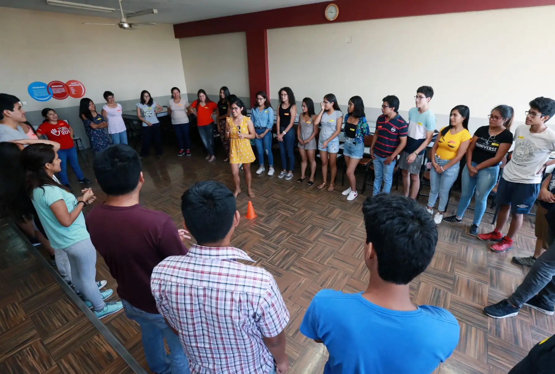 Capacitación del programa de voluntariado de Lima 2019, en la Universidad Nacional Mayor de San Marcos. Foto: ANDINA/Norman Córdova