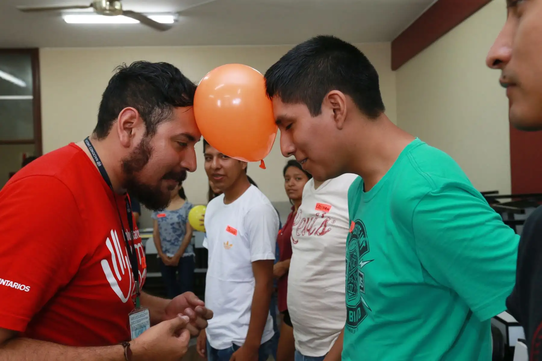 Capacitación del programa de voluntariado de Lima 2019, en la Universidad Nacional Mayor de San Marcos. Foto: ANDINA/Norman Córdova
