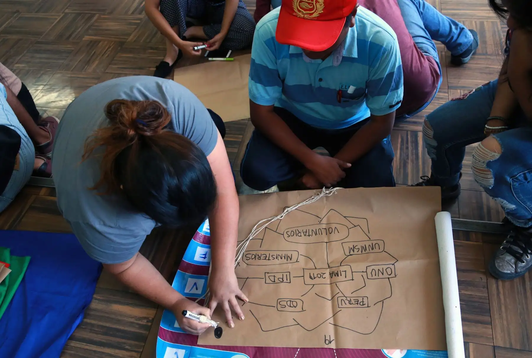 Capacitación del programa de voluntariado de Lima 2019, en la Universidad Nacional Mayor de San Marcos. Foto: ANDINA/Norman Córdova