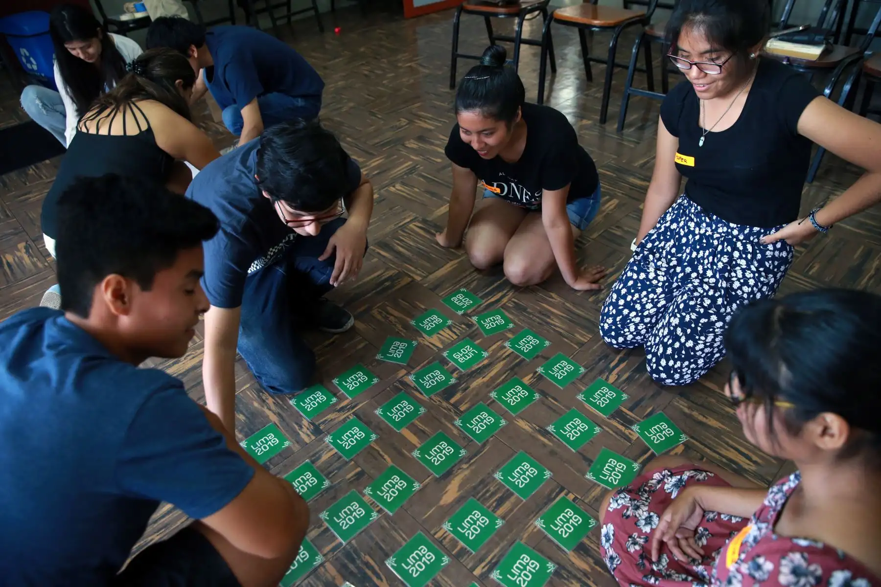 Capacitación del programa de voluntariado de Lima 2019, en la Universidad Nacional Mayor de San Marcos. Foto: ANDINA/Norman Córdova
