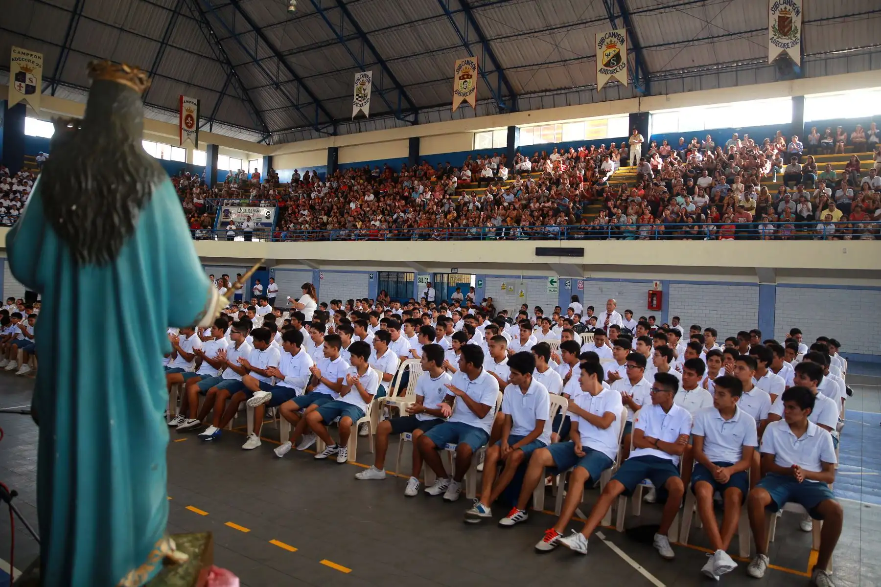 Miles de escolares de colegios privados de todo el país inician hoy el año escolar 2019, una semana antes de las instituciones educativas públicas. Foto: ANDINA/Vidal Tarqui