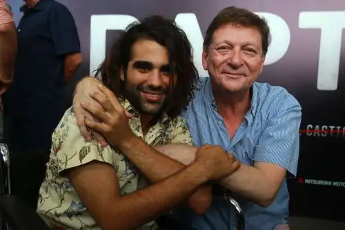 Stefano Salvini y Osmar Núñez. ANDINA/Vidal Tarqui.