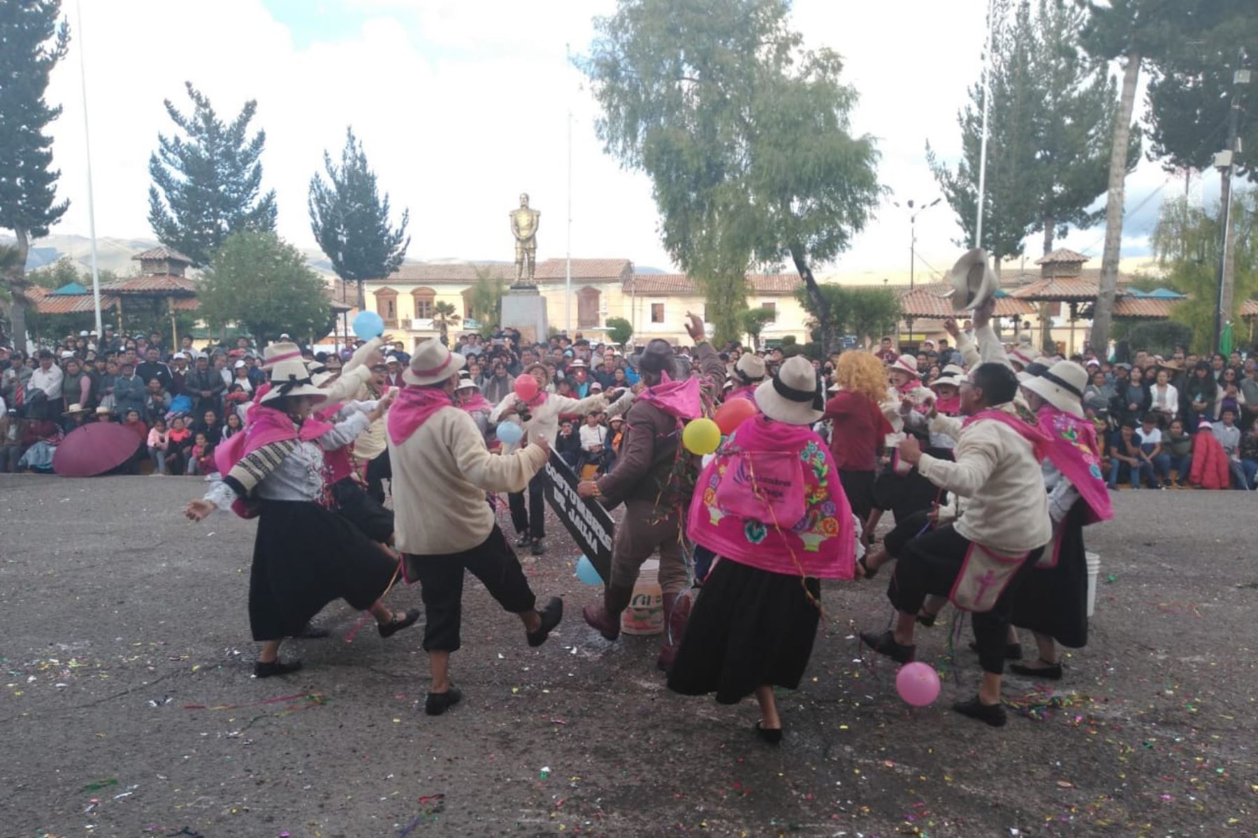 Así celebran los carnavales en el valle del Mantaro, en Junín. ANDINA/Pedro Tinoco
