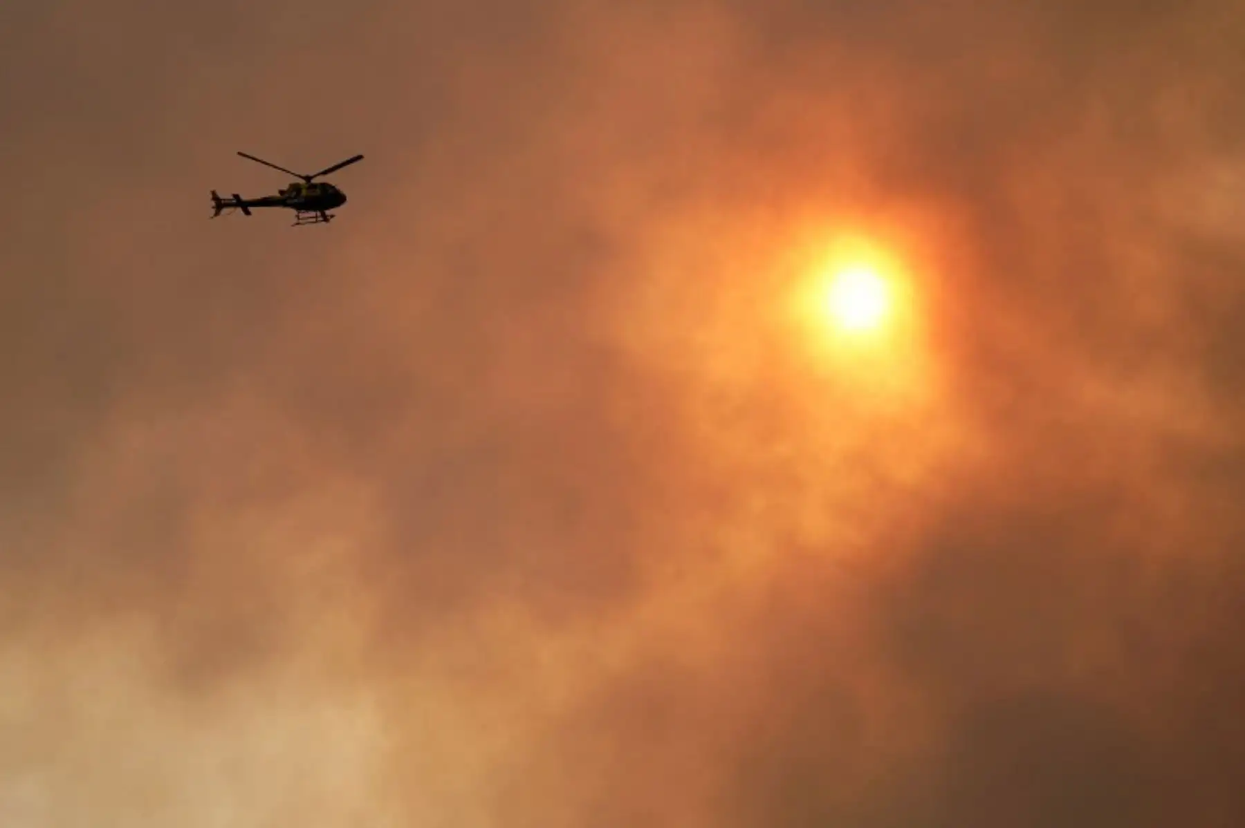 Bomberos ayudan a contener los incendios forestales que se desataron en Asturias al norte de España. Foto: AFP