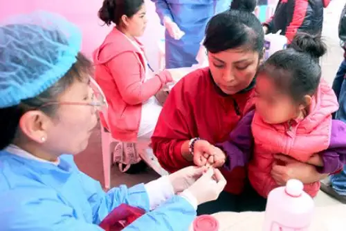Hospital Santa Rosa realiza despistaje de anemia a niños menores de 5 años. Foto: ANDINA/Difusión.