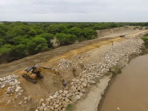 Ejecutarán trabajos de reforzamiento de defensa ribereña en los distritos de Catacaos y Cura Mori, en Piura. ANDINA/Difusión