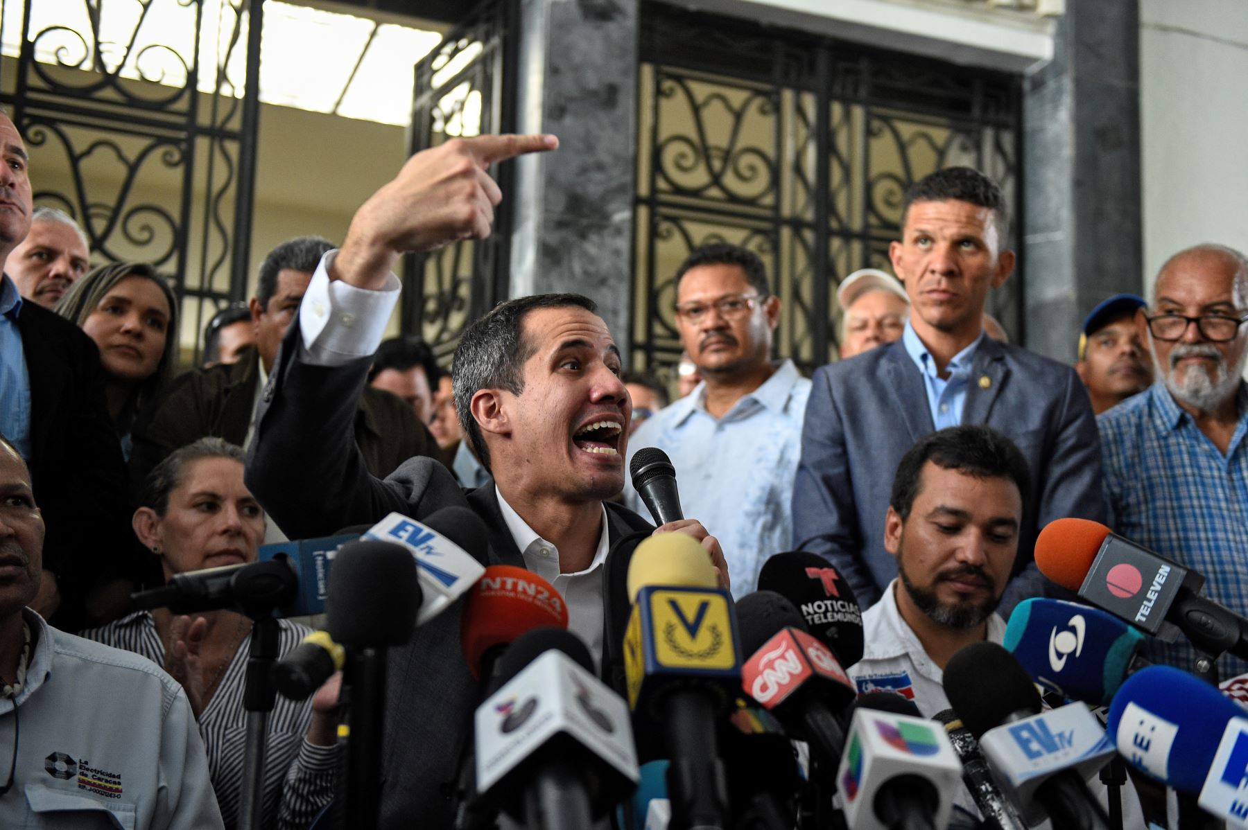 05/03/2019   El presidente interino de Venezuela Juan Guaido. Foto: AFP