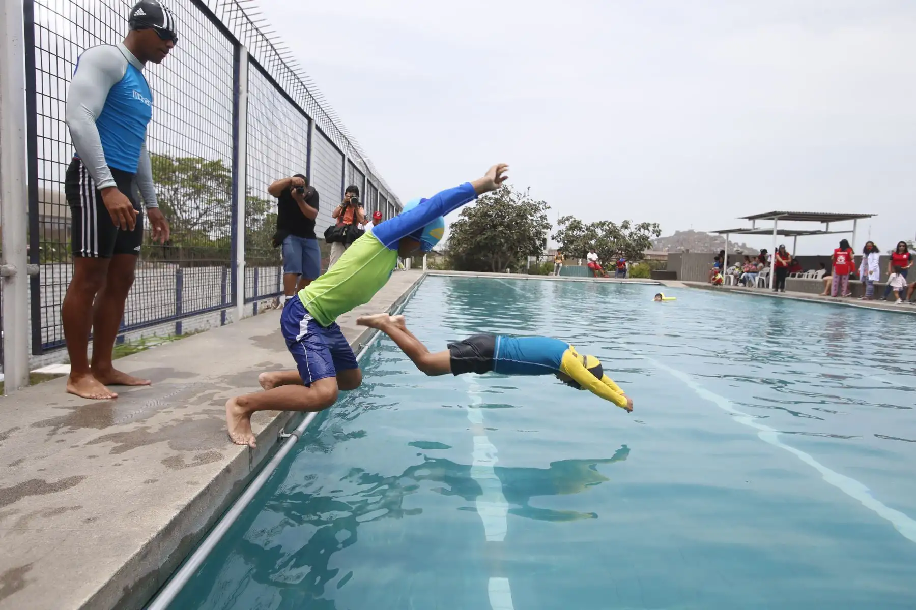 Niños de la Teletón participan en la clausura de programa de deporte adaptado "DeporTeletón 2019" en las instalaciones de la Clínica San juan de Dios. Foto: ANDINA/Nathalie Sayago