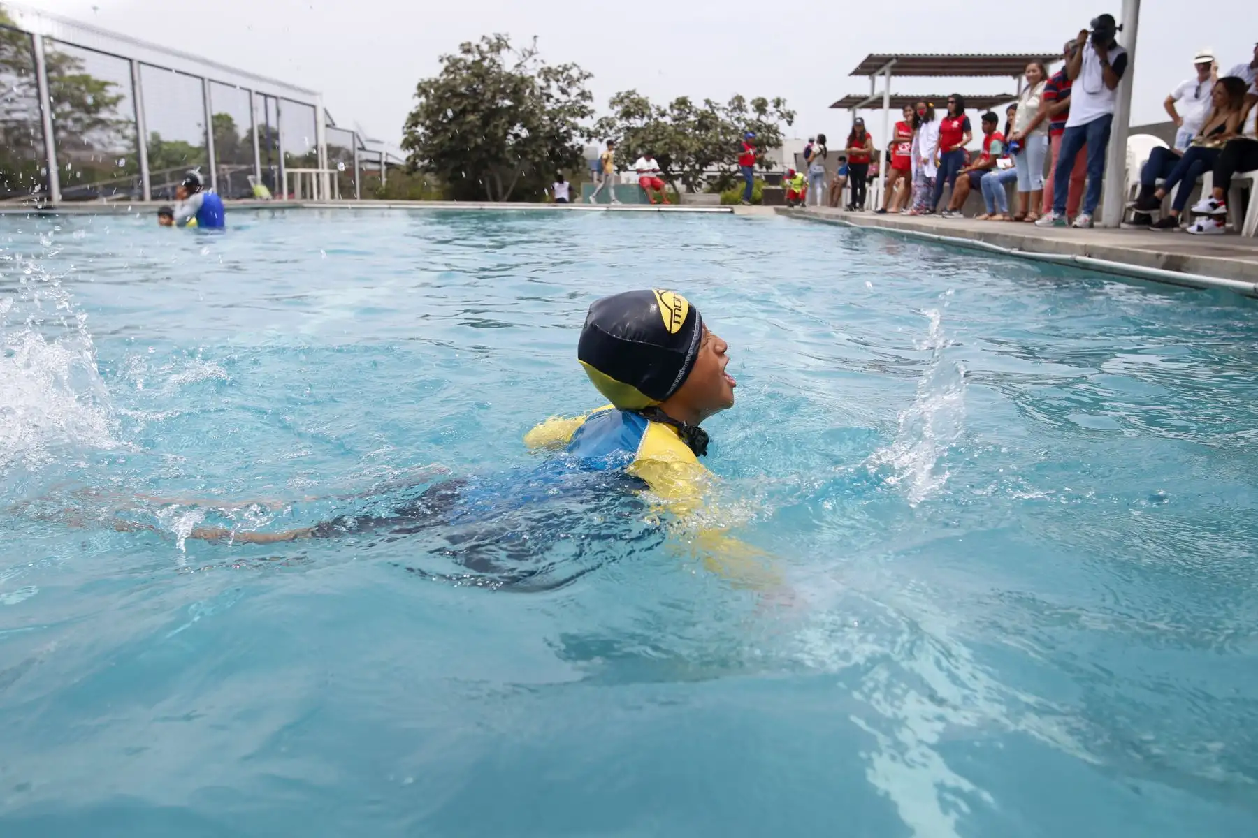Niños de la Teletón participan en la clausura de programa de deporte adaptado "DeporTeletón 2019" en las instalaciones de la Clínica San juan de Dios. Foto: ANDINA/Nathalie Sayago