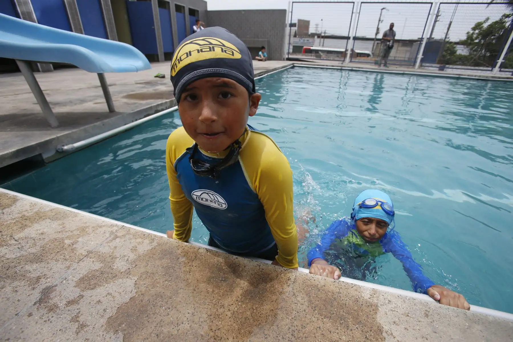 Niños de la Teletón participan en la clausura de programa de deporte adaptado "DeporTeletón 2019" en las instalaciones de la Clínica San juan de Dios. Foto: ANDINA/Nathalie Sayago