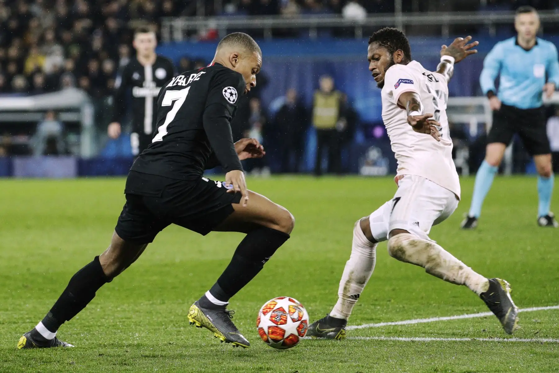 Manchester United vence 3 a 1 al PSG. Foto: AFP