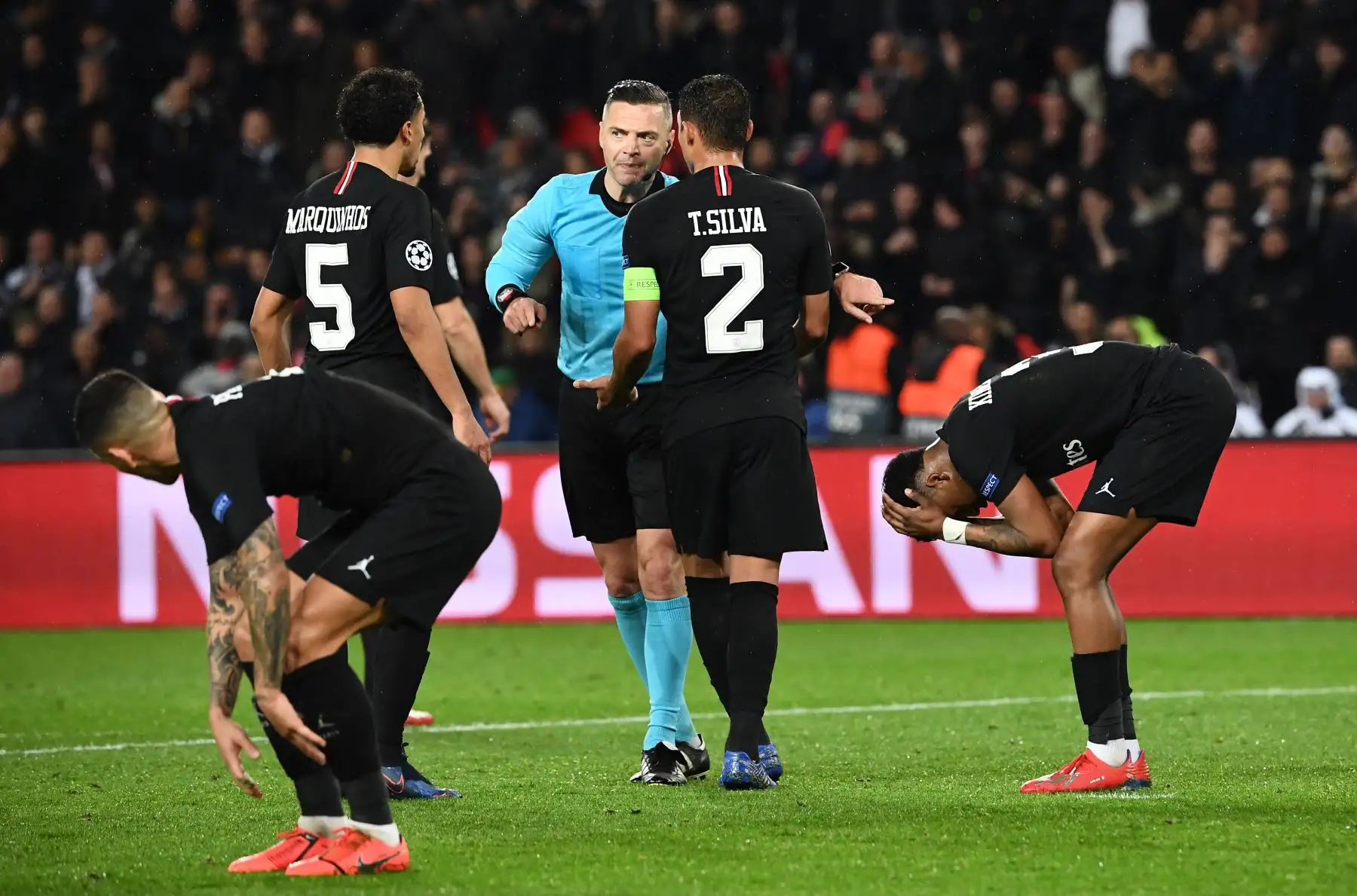 Manchester United vence 3 a 1 al PSG. Foto: AFP