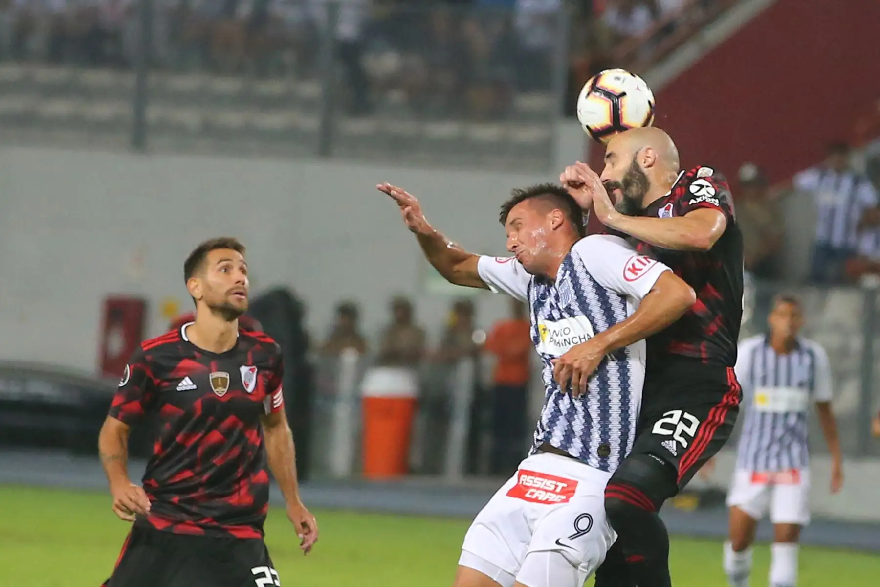 Alianza Lima empató 1-1 con River Plate en el Estadio Nacional primer partido de la fase de grupos A de Copa Libertadores. Foto: ANDINA/Vidal Tarqui