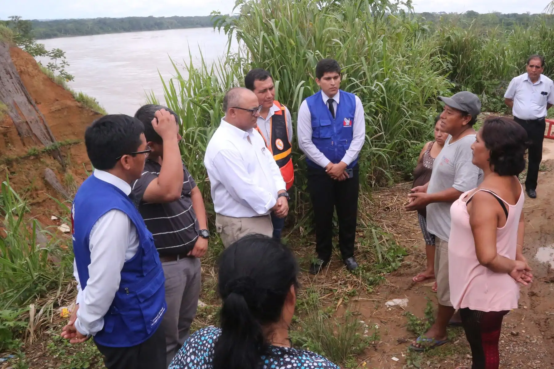 Evalúan acciones de prevención en zonas afectadas por lluvias intensas en Madre de Dios. ANDINA/Difusión